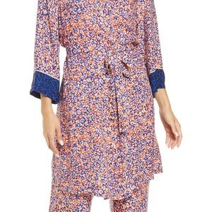 NWT PJ Salvage BLUEBERRY FIELDS ROBE Size S